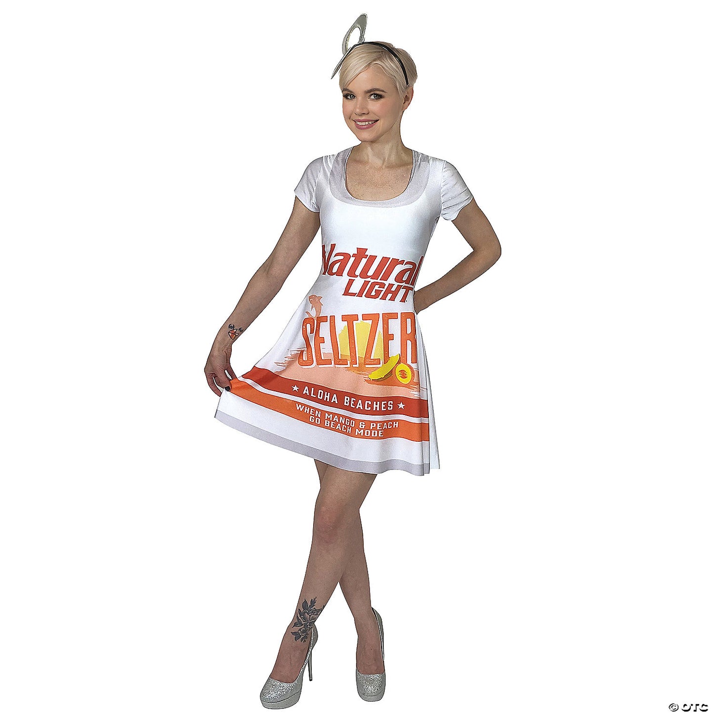 Women's Natural Light Skater Dress Costume - Small/Medium