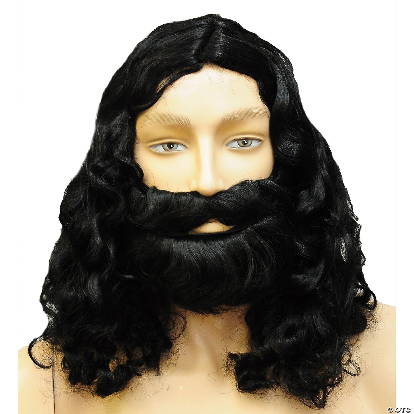 Men's Special Bargain Biblical Wig Set - Black