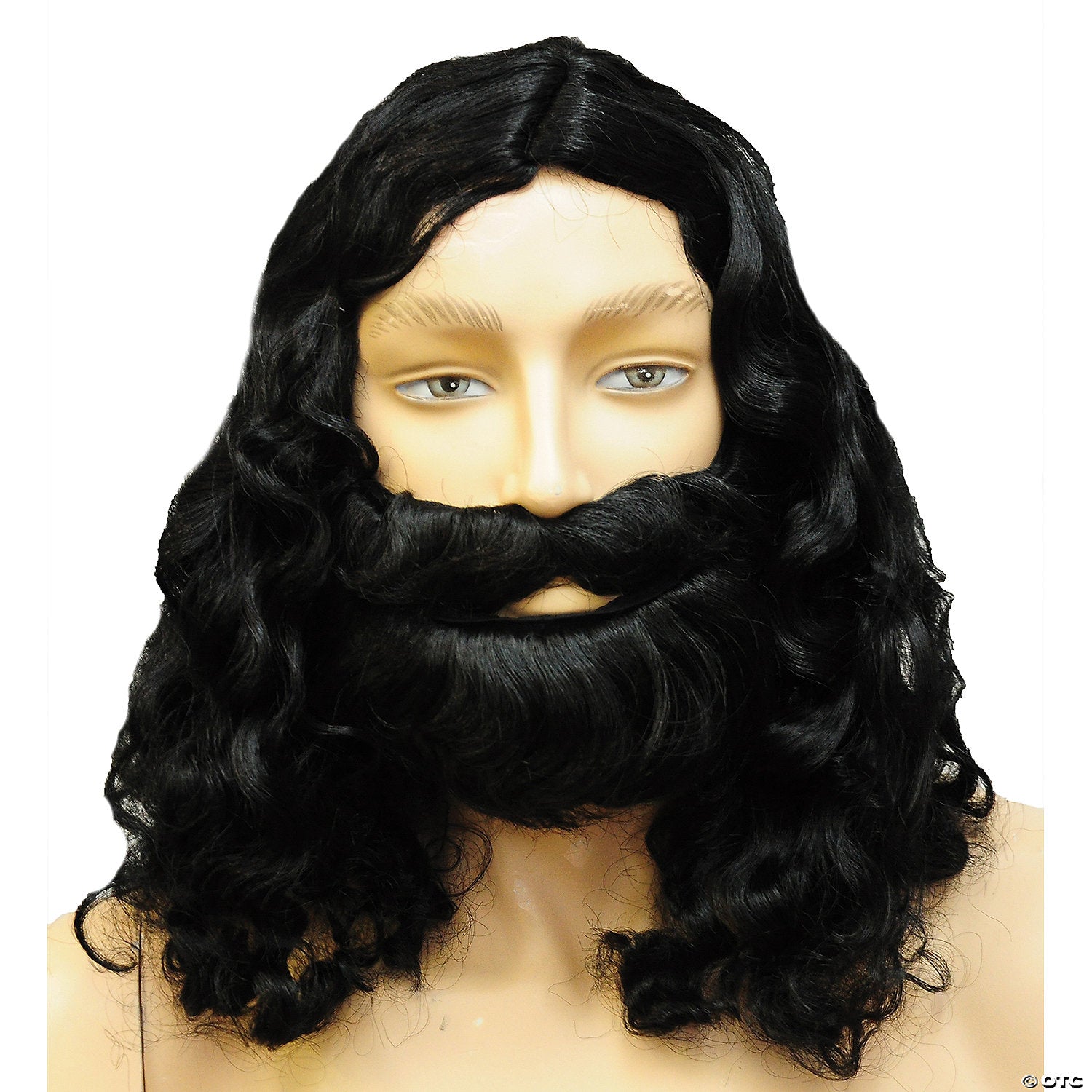 Men's Special Bargain Biblical Wig Set - Black
