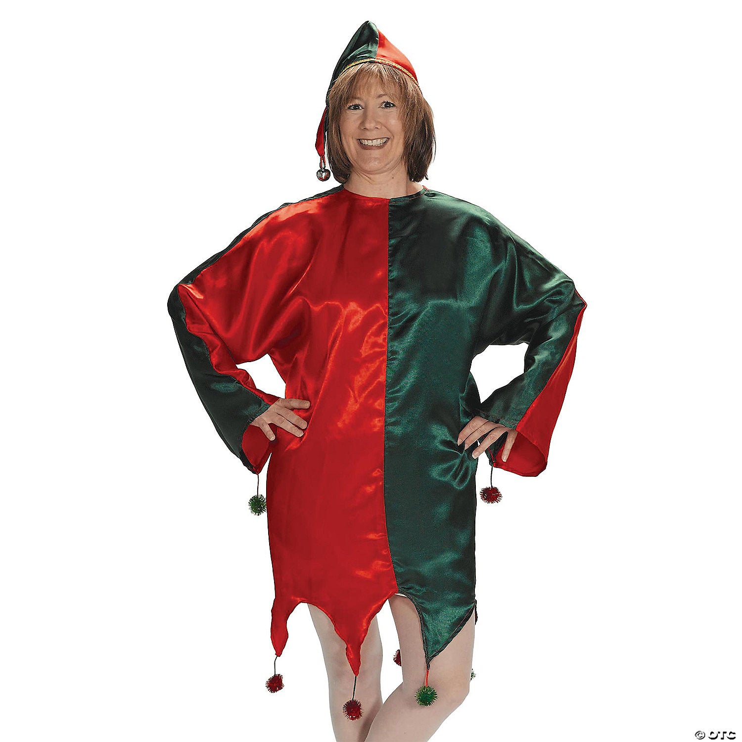 Satin Jingle Elf - Adult