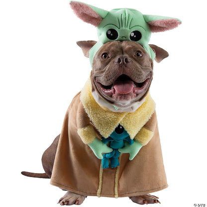 Star Wars The Mandalorian Grogu Pet Costume 25-40 lbs, Back Length 14"-17", Chest 16"-23"