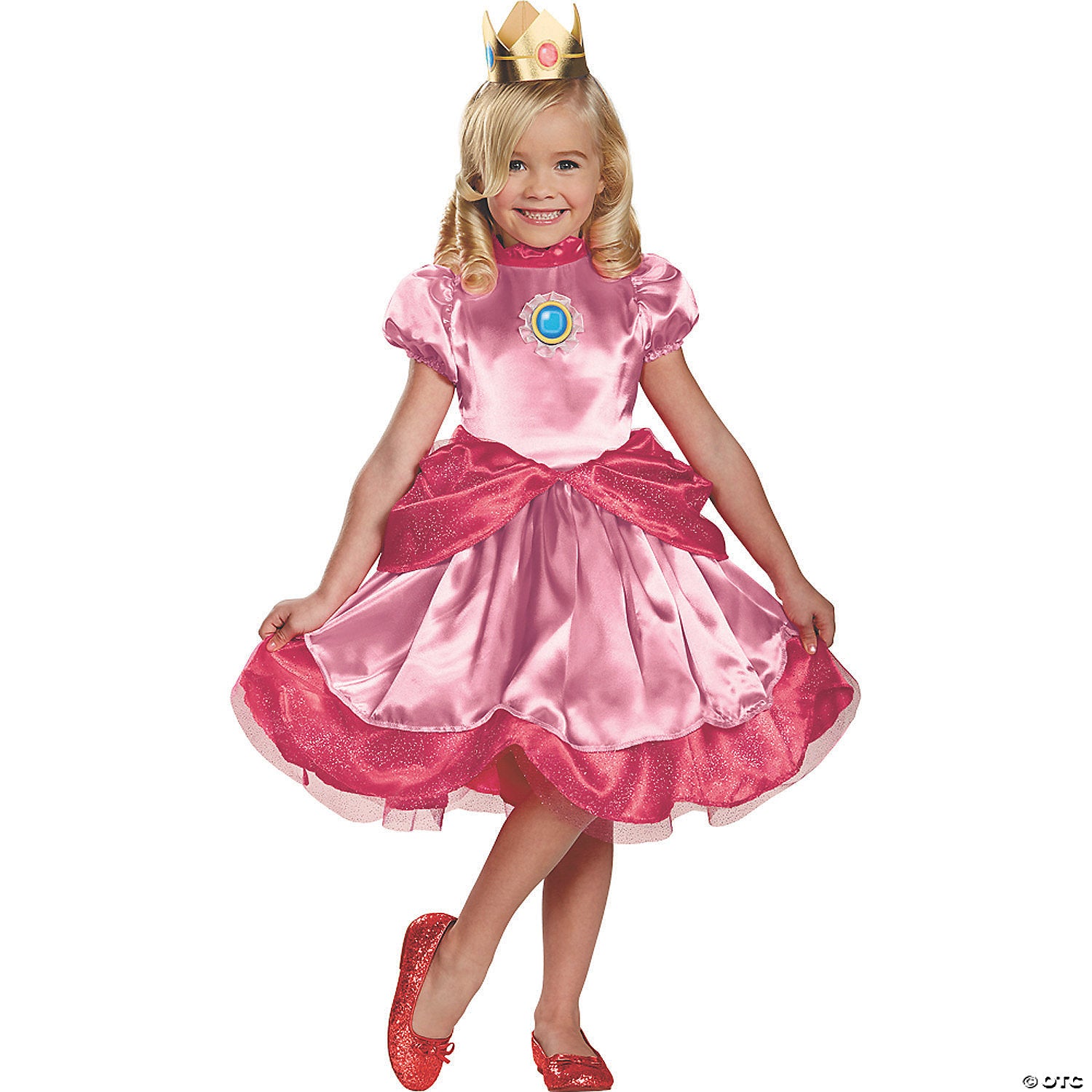 Toddler's Deluxe Princess Peach Costume - 3T-4T