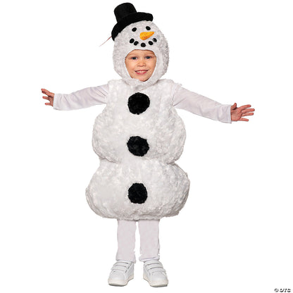 Toddlers Snowman Belly Baby Costume - Medium