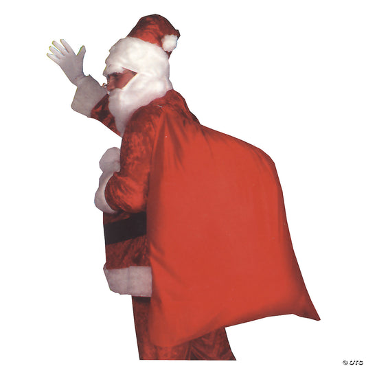 Velour Santa Toy Bag — view 2