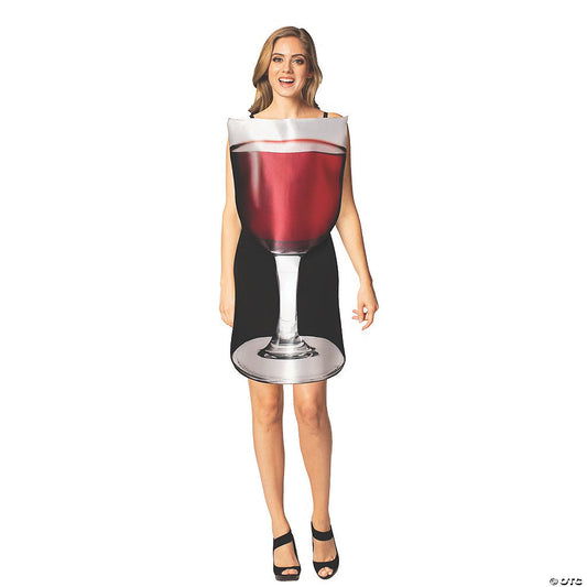 Women's Get Real Glass of Wine Costume